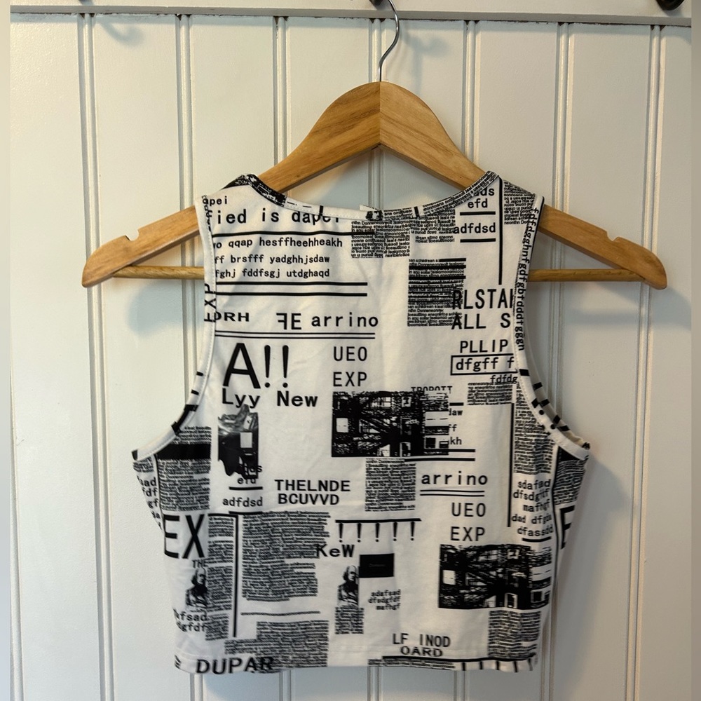 Newspaper Tank Top - Picture 7 of 7